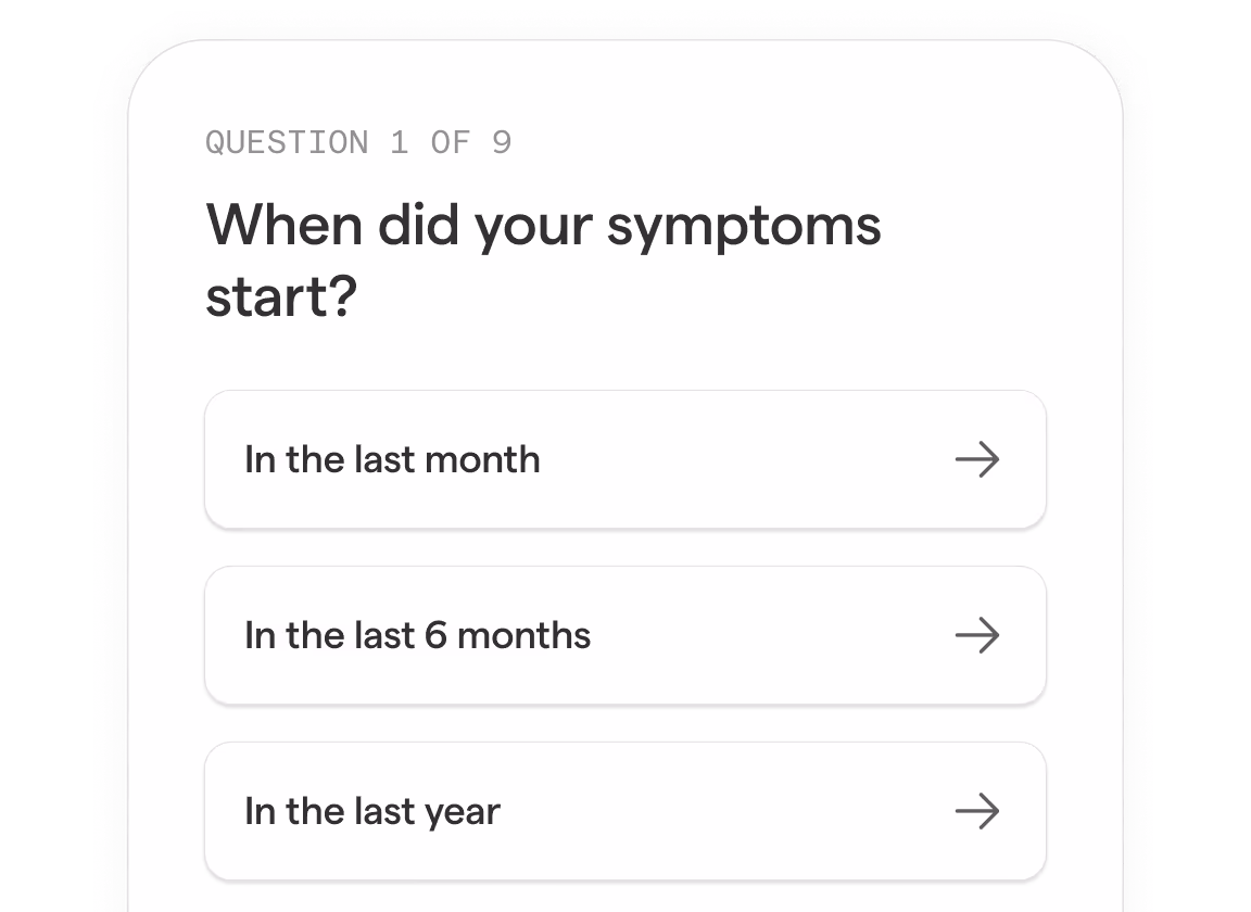 Tell us about your health